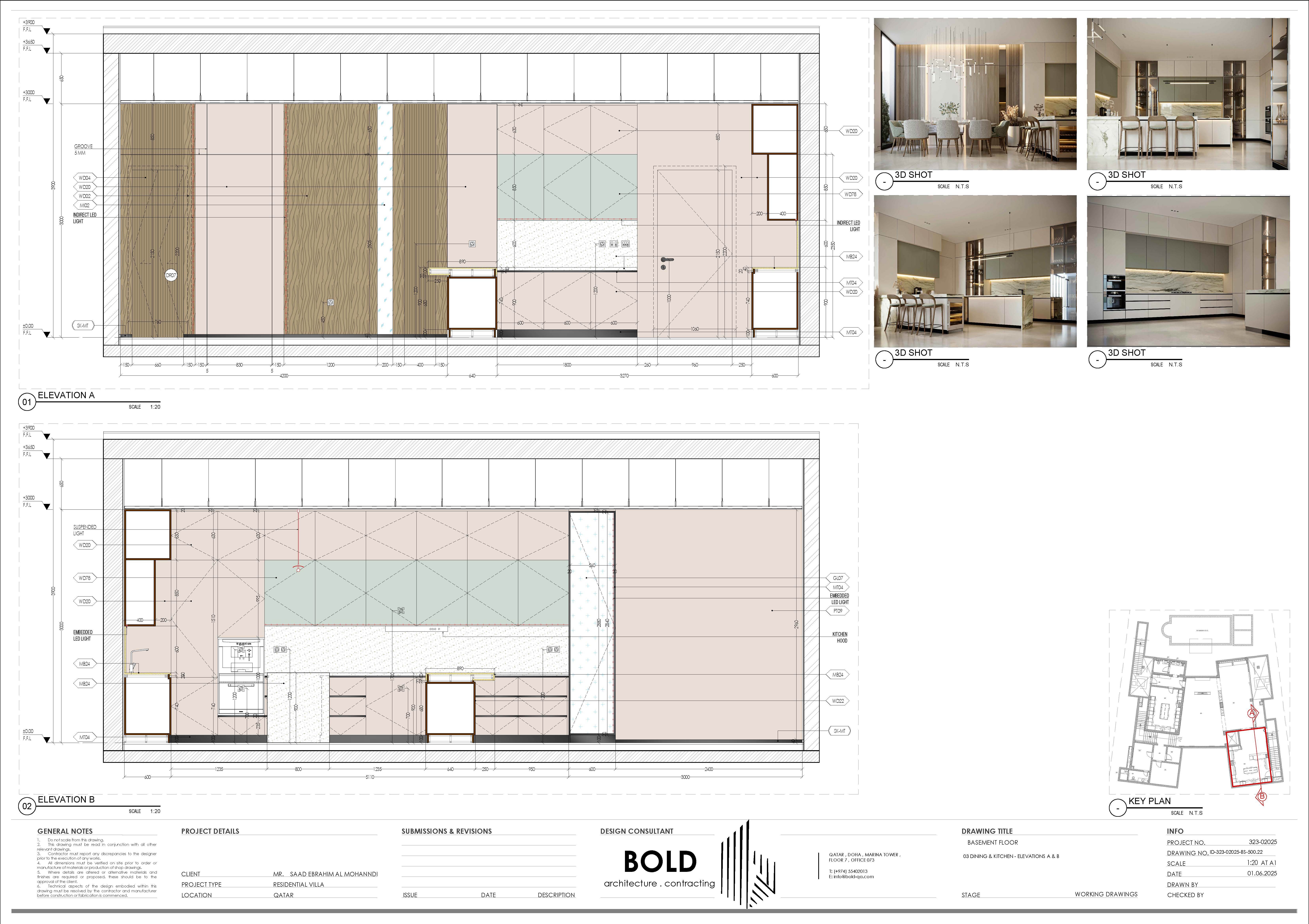厨房与餐厅技术图纸设计项目丨卡塔尔丨BOLD.CO-8