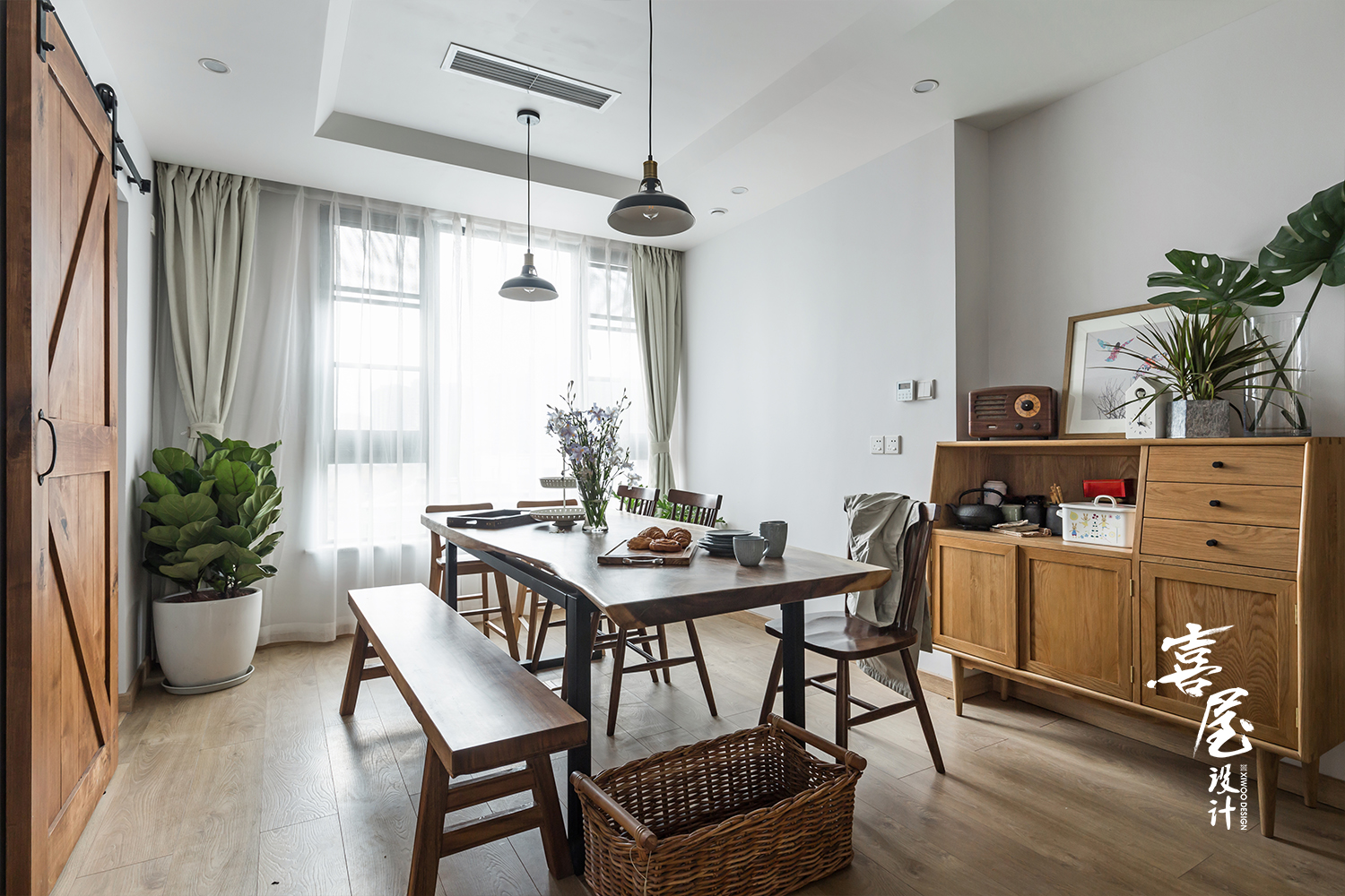 成都 150 平米新中式家居,实木演绎环保自然空间-21