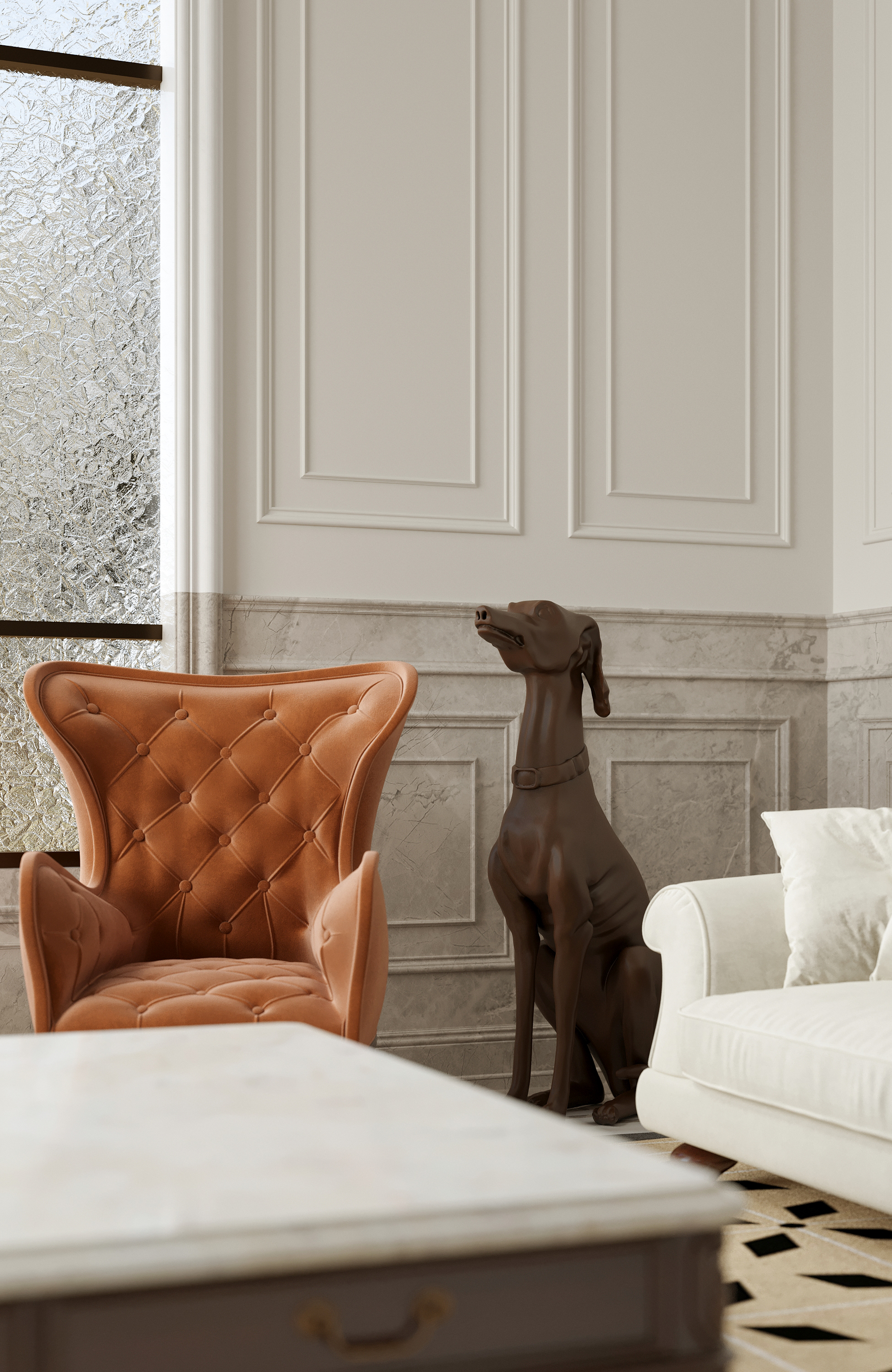 法式别墅设计丨中国惠州丨梯云空间设计-26