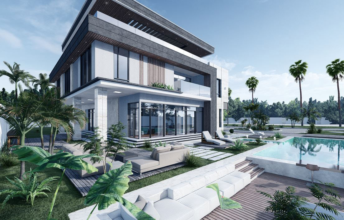 Anastasiya Gushchina丨别墅建筑丨Obour Villa-6