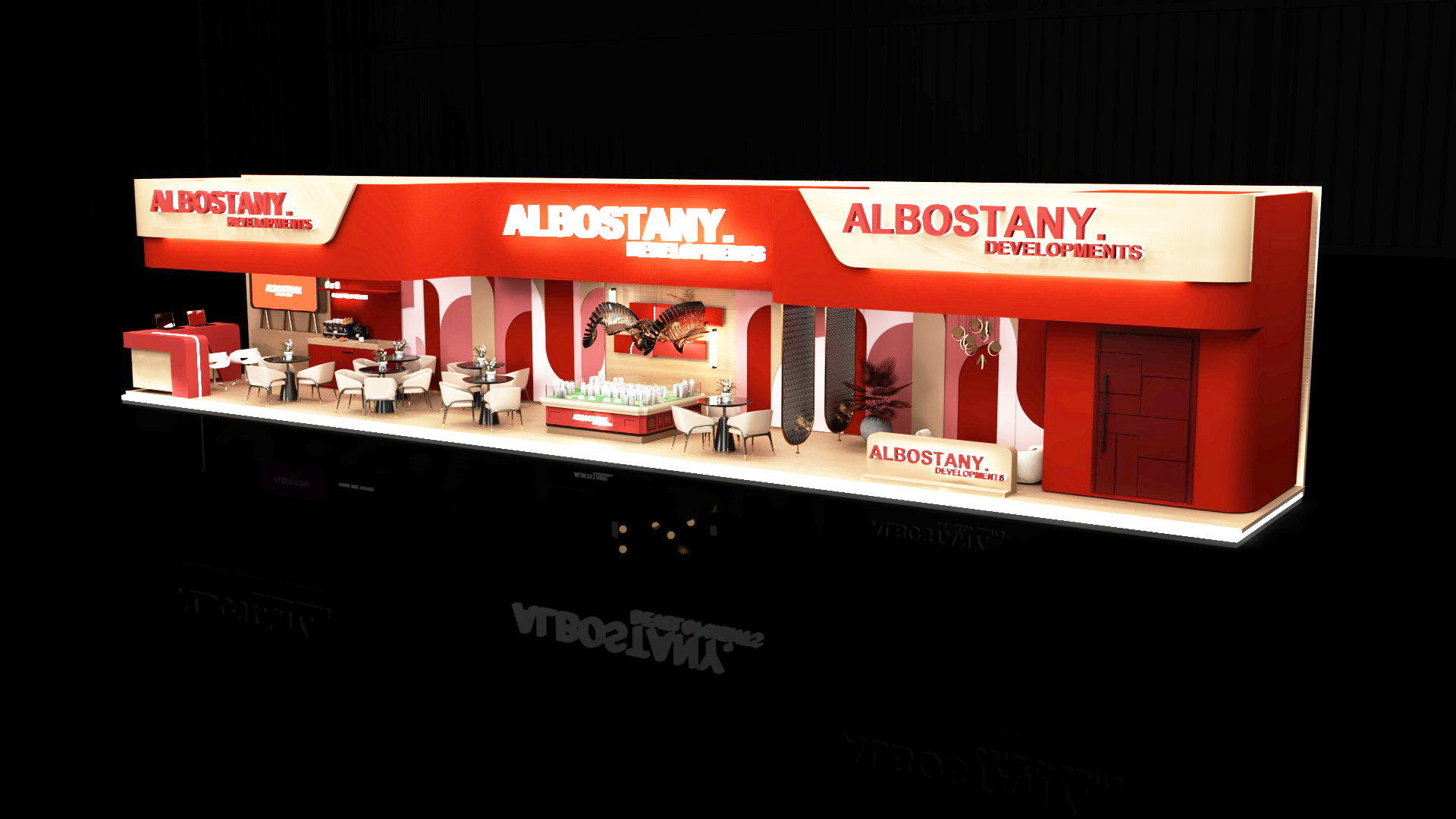 Al Bostany Developments Booth Design-3
