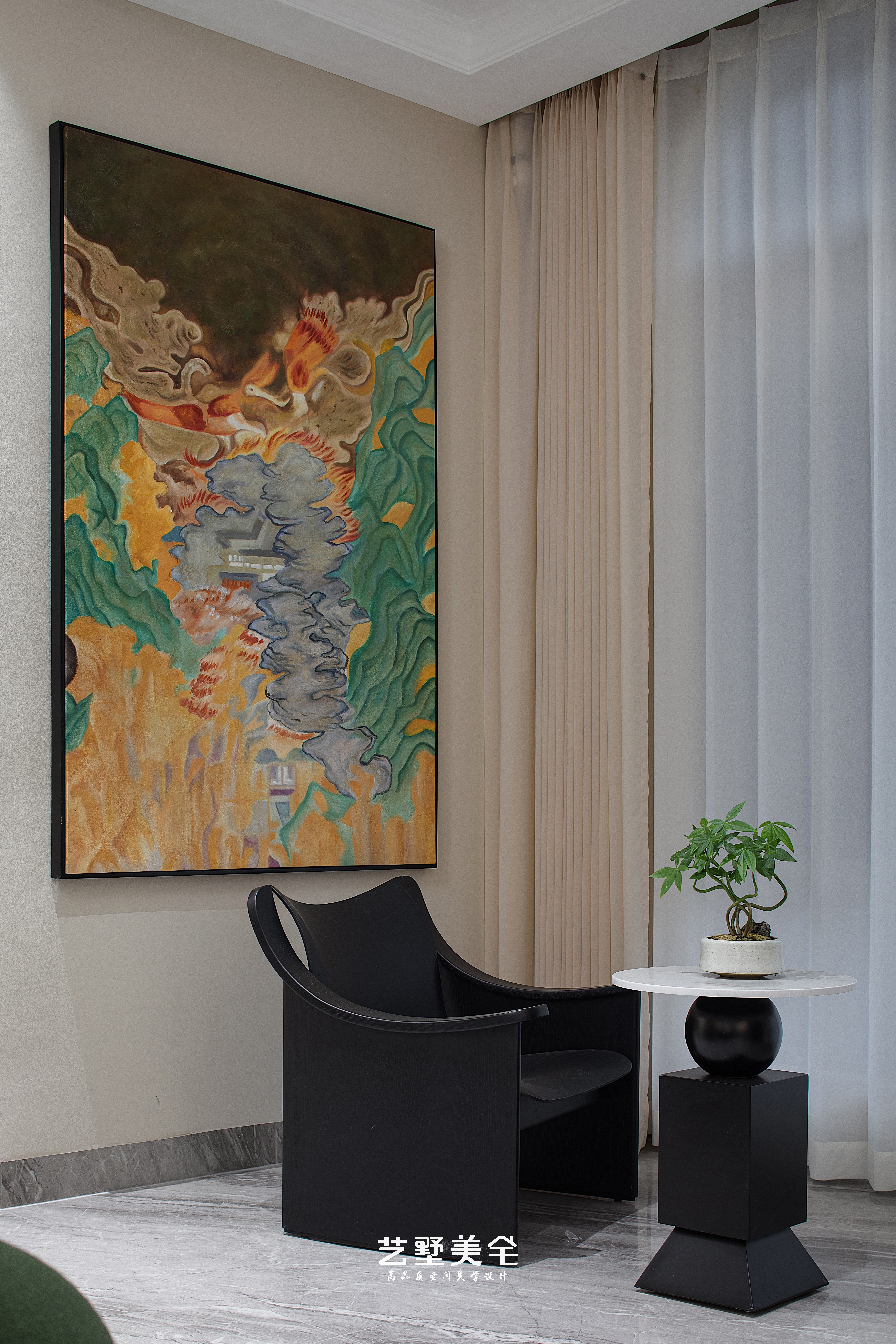 淮南*金地艳澜山 400㎡轻法式别墅设计丨中国淮南丨艺墅美宅设计-19