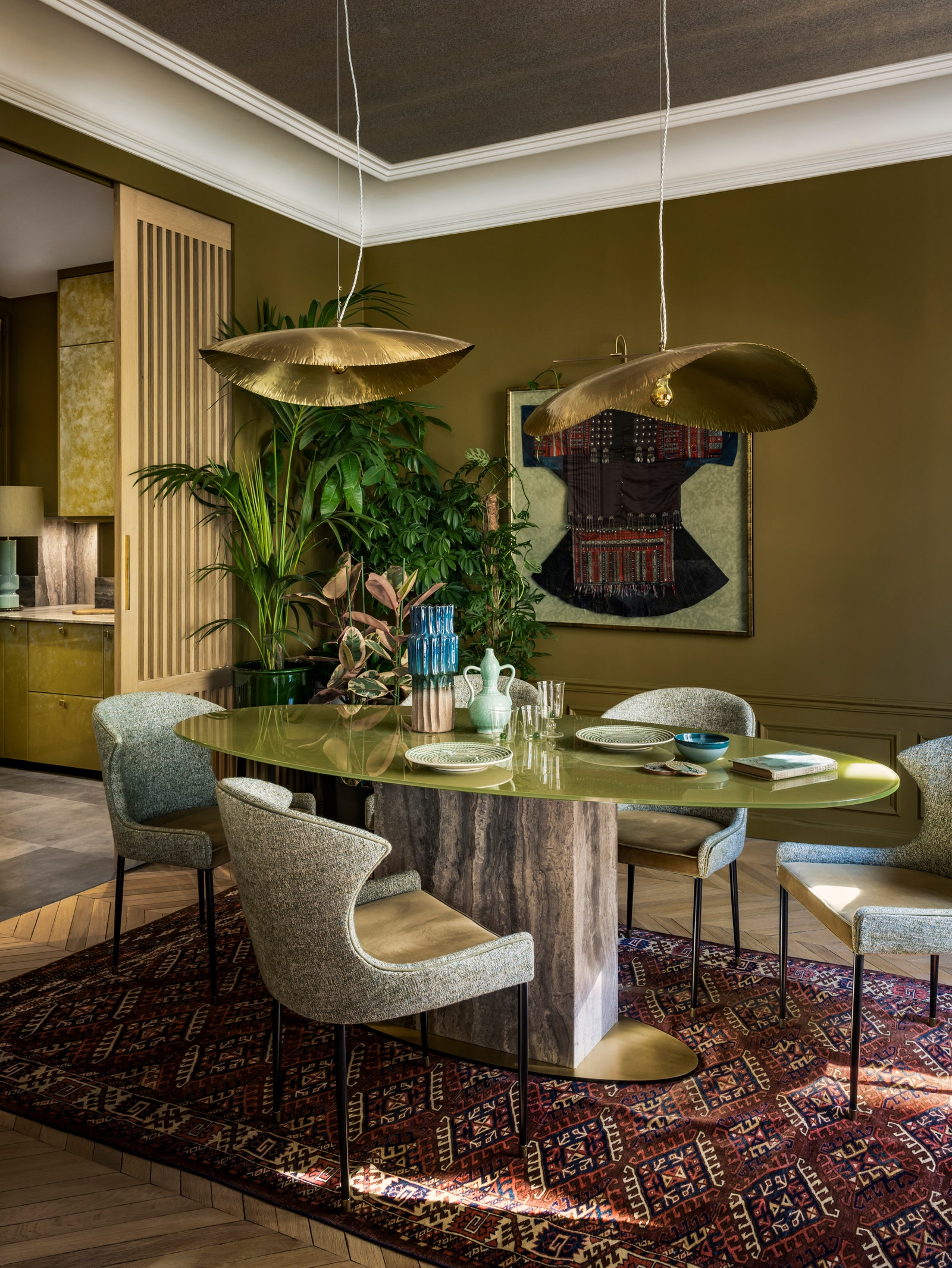 异国风情的奢华 HAUSSMANN 公寓设计-1