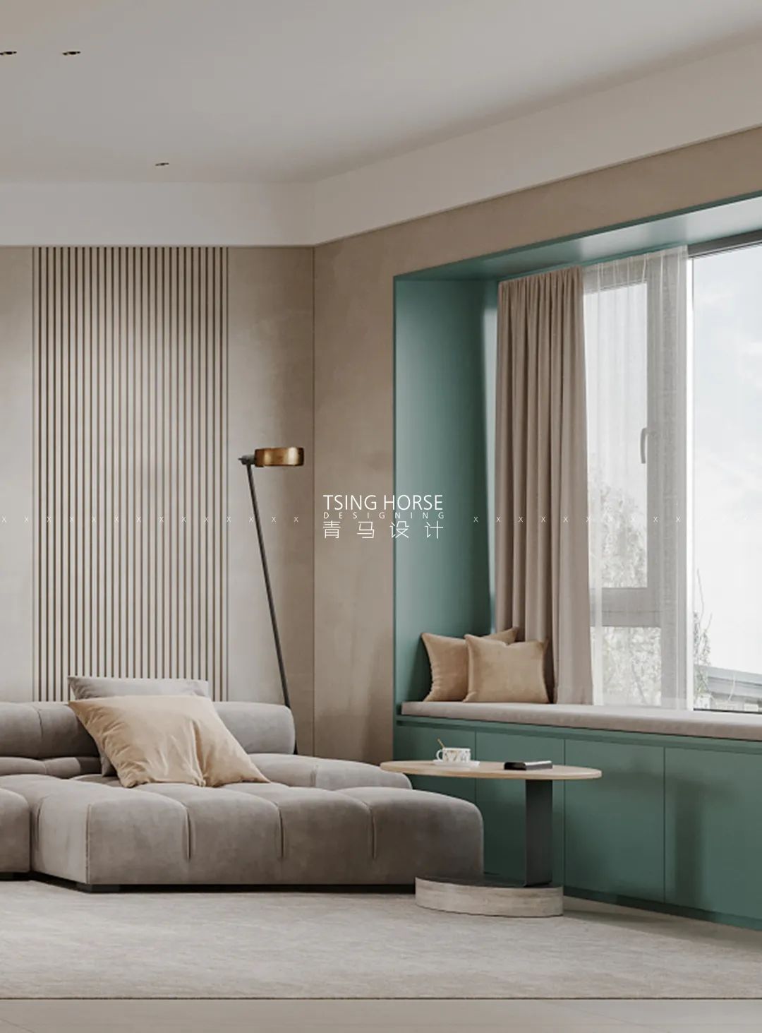 曲江大城雍宸上叠现代简约别墅设计丨青马别墅设计-28