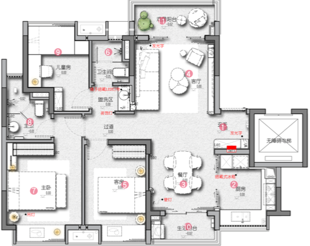 东莞华侨城云瑞花园丨中国东莞丨深圳市派尚环境艺术设计有限公司-63