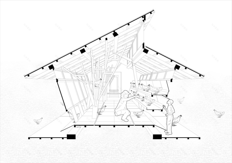 Næra Hotel 新型鸡舍设计丨Leeko Studio-44
