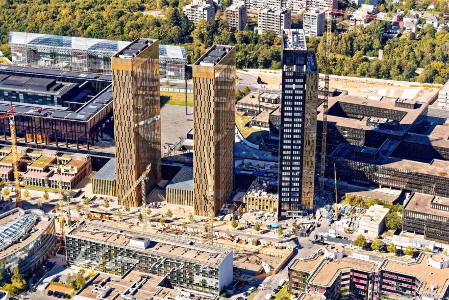 欧盟法院第五期扩建(第三座办公塔楼)丨卢森堡丨Dominique Perrault Architecture-47