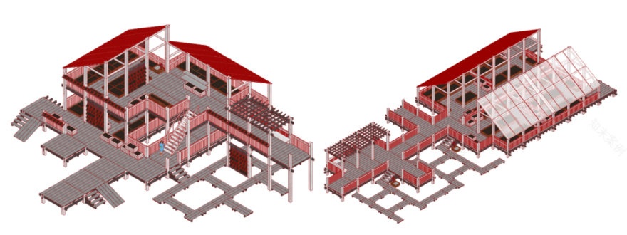 大四毕设将“一次性”建筑转化为可持续绿色社区!三类标准模块+木结构材料见证废墟建筑的再生,重建“温暖的临时家园”!-127