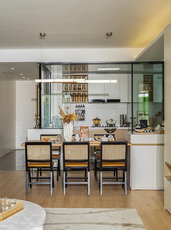 陕西咸阳融创西部湾兴平小镇样板间 107㎡丨中国咸阳丨UMA 伍玛设计-15