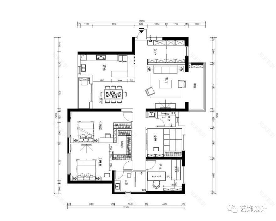 广西柳州华润凯旋门现代简约风家居设计-16