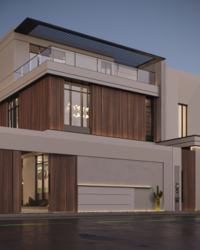 Exterior Modern Working Project for a Villa in KSA