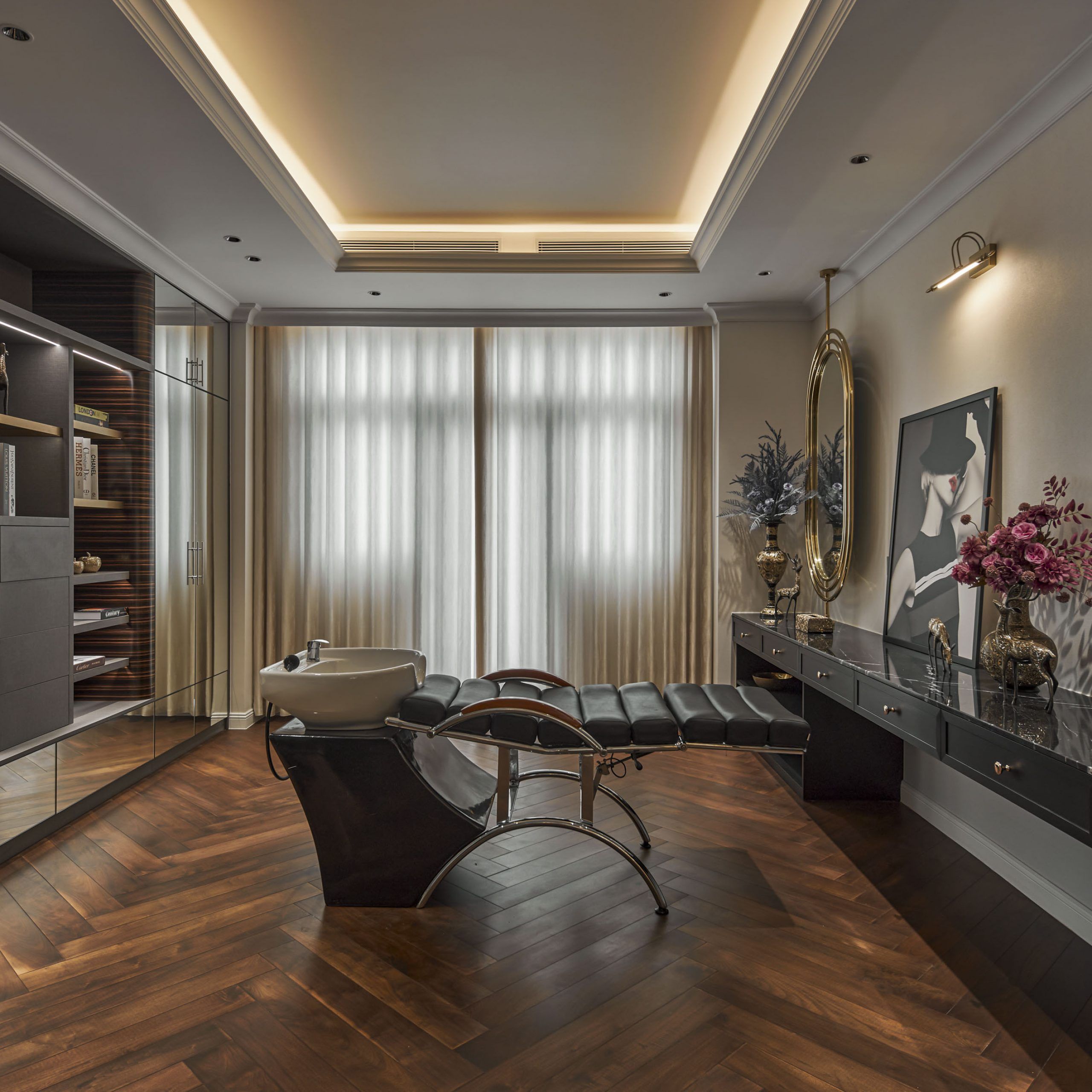 亚洲风格三层别墅设计,打造家庭温馨空间-146