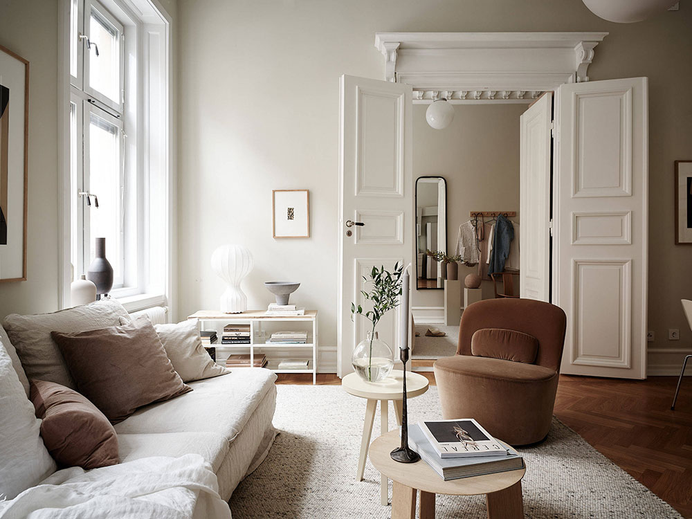 温暖宜居 | 哥德堡 49 平米温馨米色公寓-4