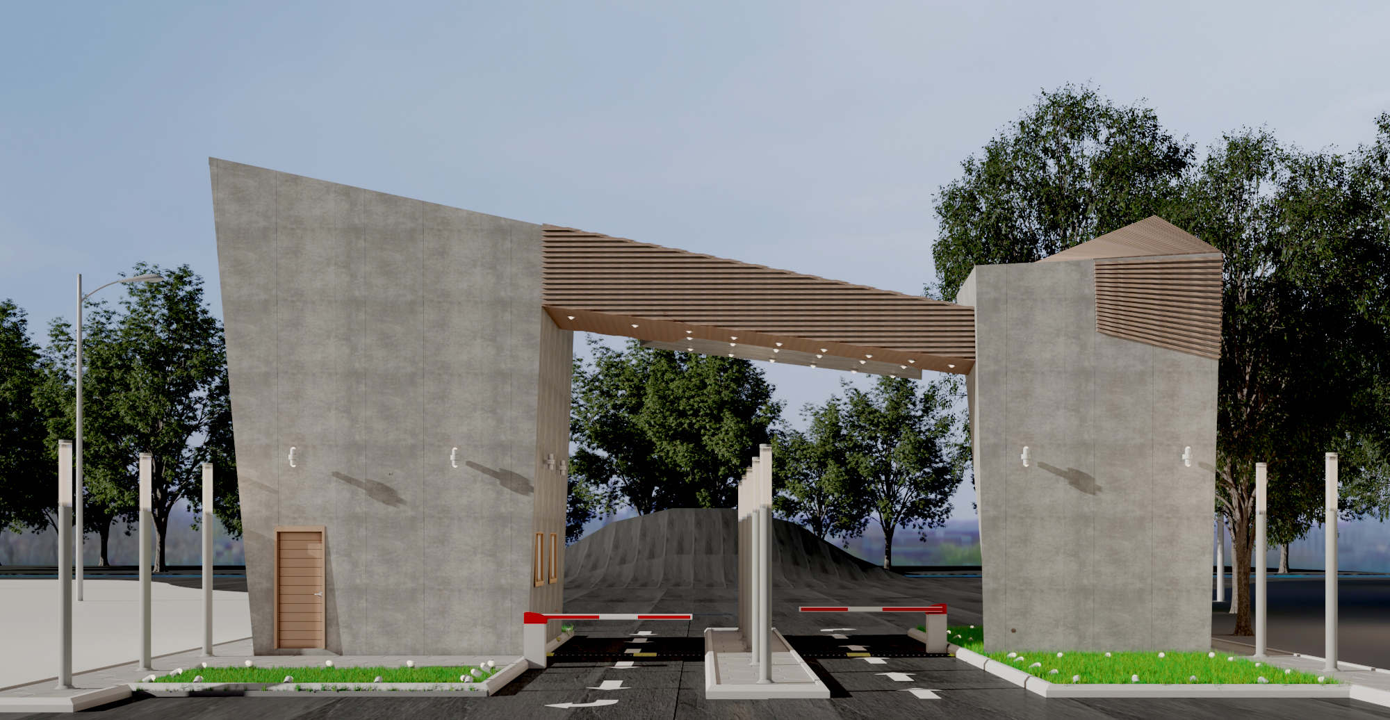 2 gates design for Damietta furniture city(Competition)-10