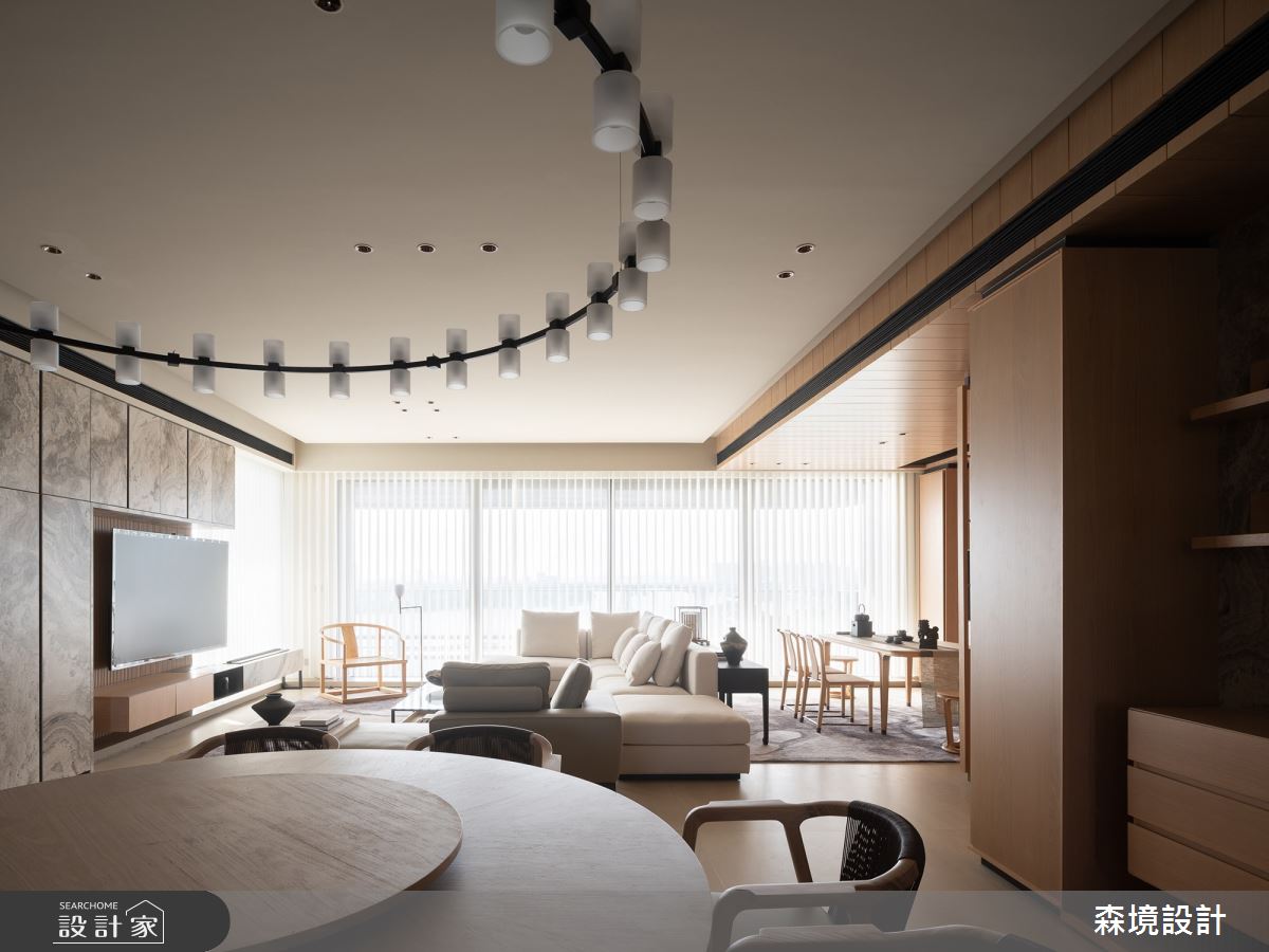 森境+王俊宏设计86坪新中式风案例-19