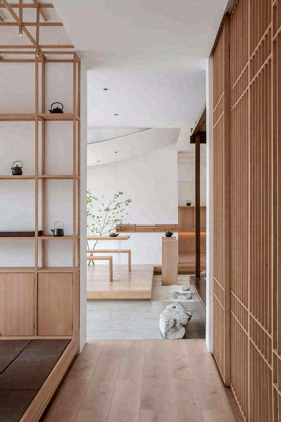 艺枫木作茶室丨中国-40