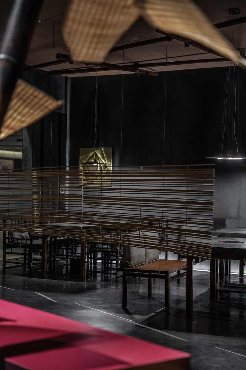 蜀地文化水墨韵味的餐厅空间设计-13