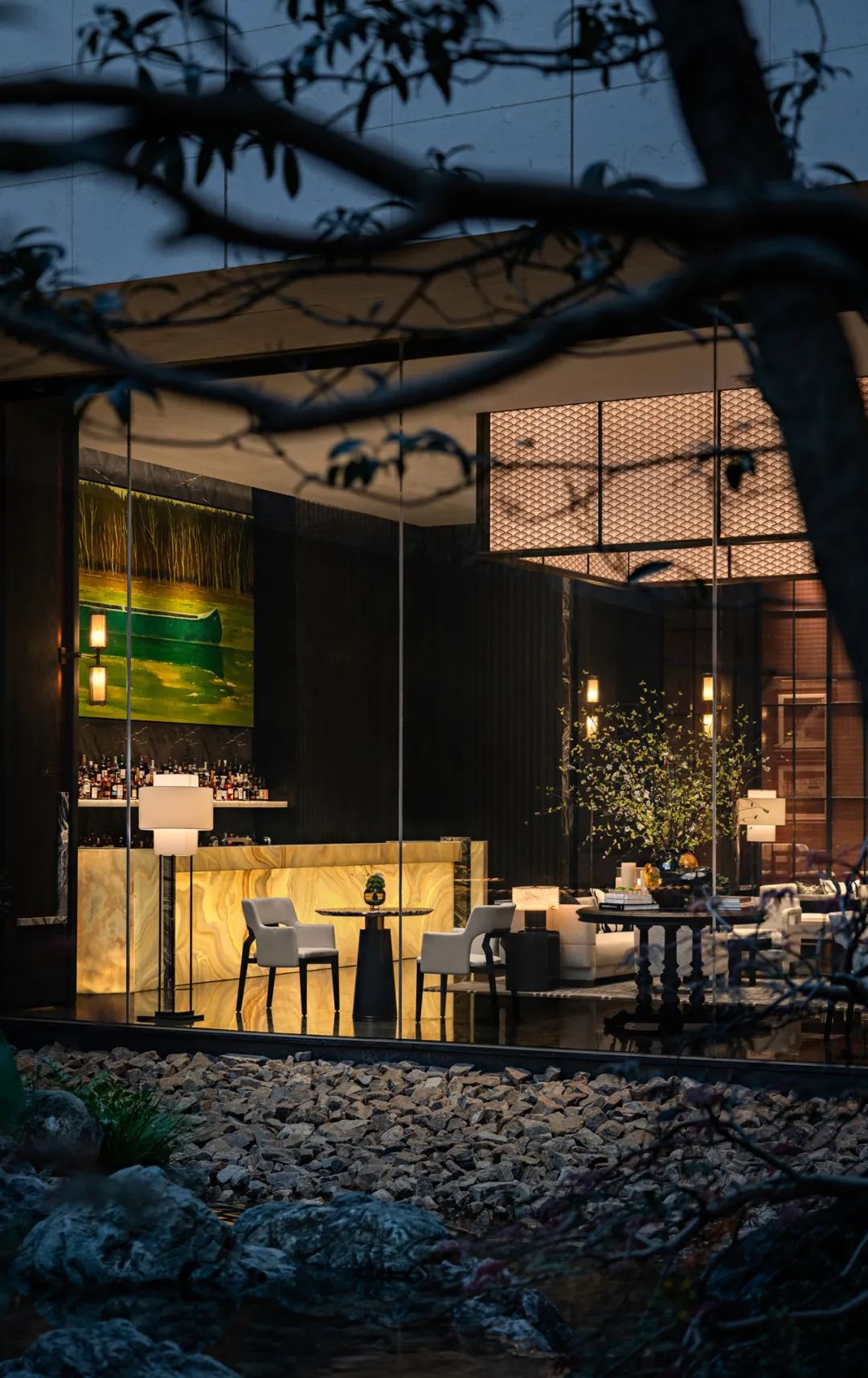 嘉兴绿城·湖境云庐高阶会所丨中国嘉兴丨李益中空间设计-5