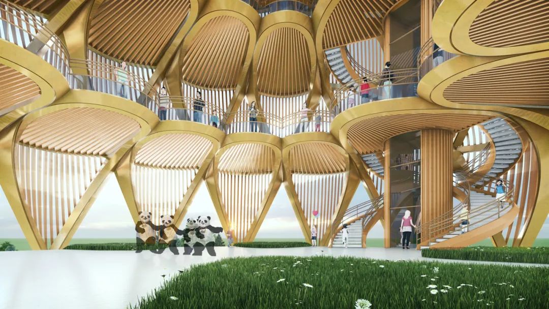 UDG · 零号工作室丨成都熊猫基地景观瞭望塔 丨中国四川-34