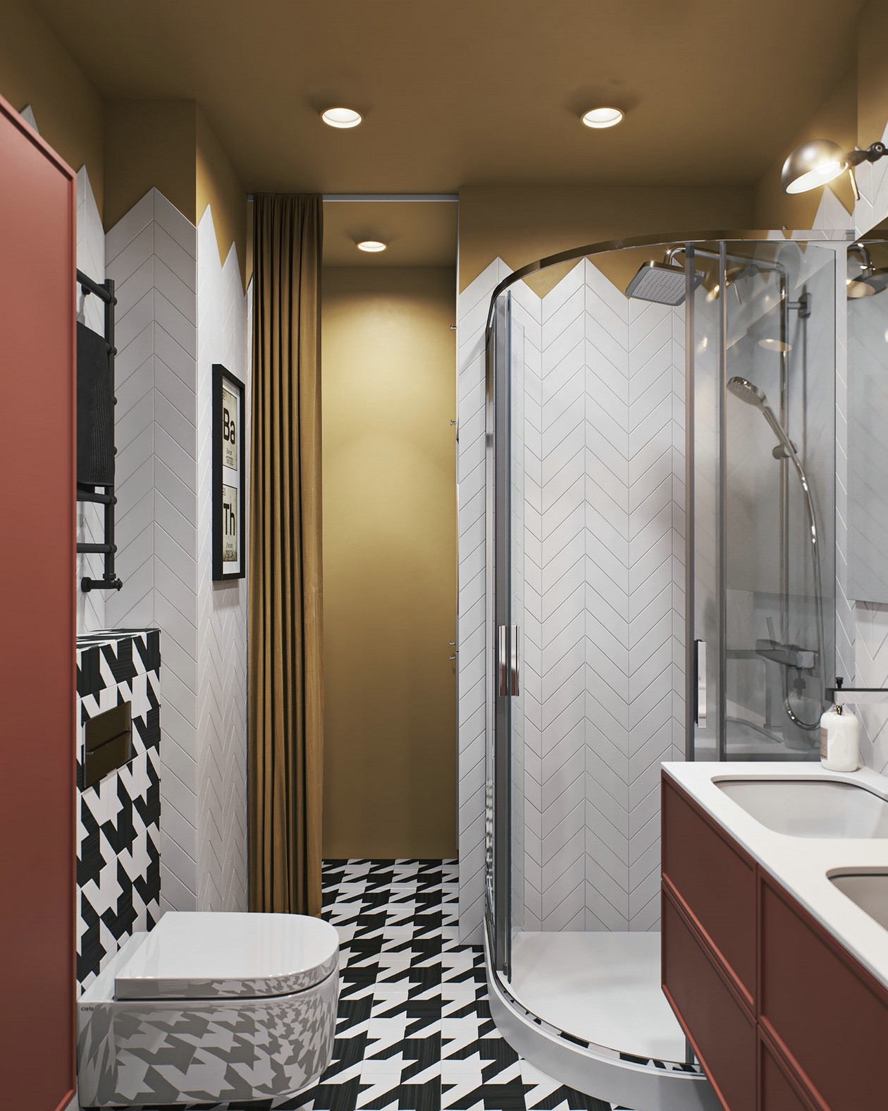 97㎡混搭 风色彩丰富，布局大胆-31