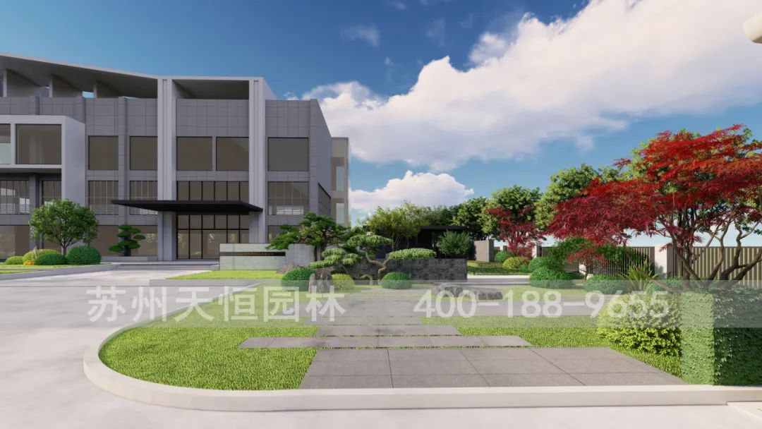 天恒园林|昆山厂区景观-21