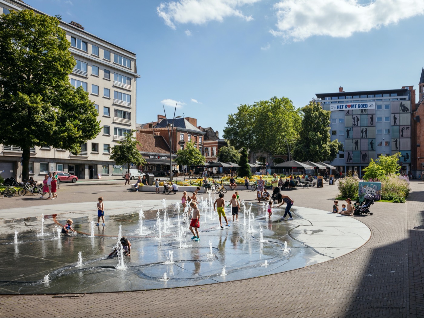 比利时卢汶市城墙景观设计丨fluxlandscape.nl-4