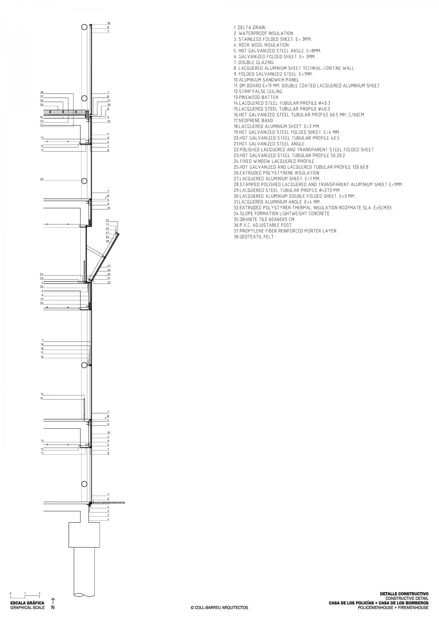 西班牙警察住宅 | 地质环境与建筑共融之作-51