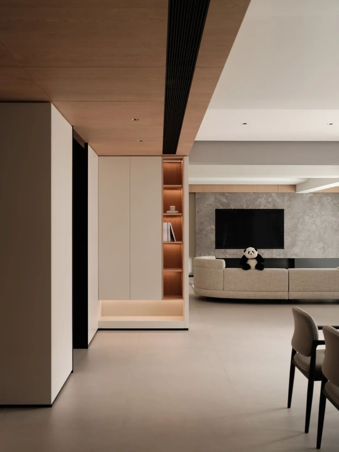 HHD-恒合立创设计作品|300㎡大平层极简私宅：逐光踏影，心之所往-33