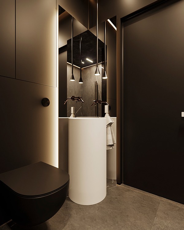 95㎡ 现代简约风公寓-11