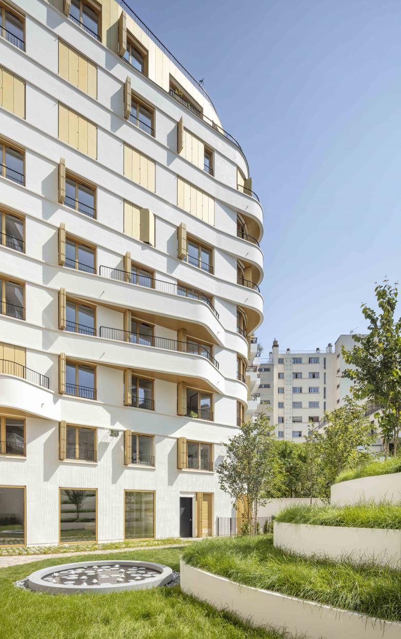 费利·埃布埃住宅和商业楼丨法国巴黎丨Baumschlager Eberle Architekten-14