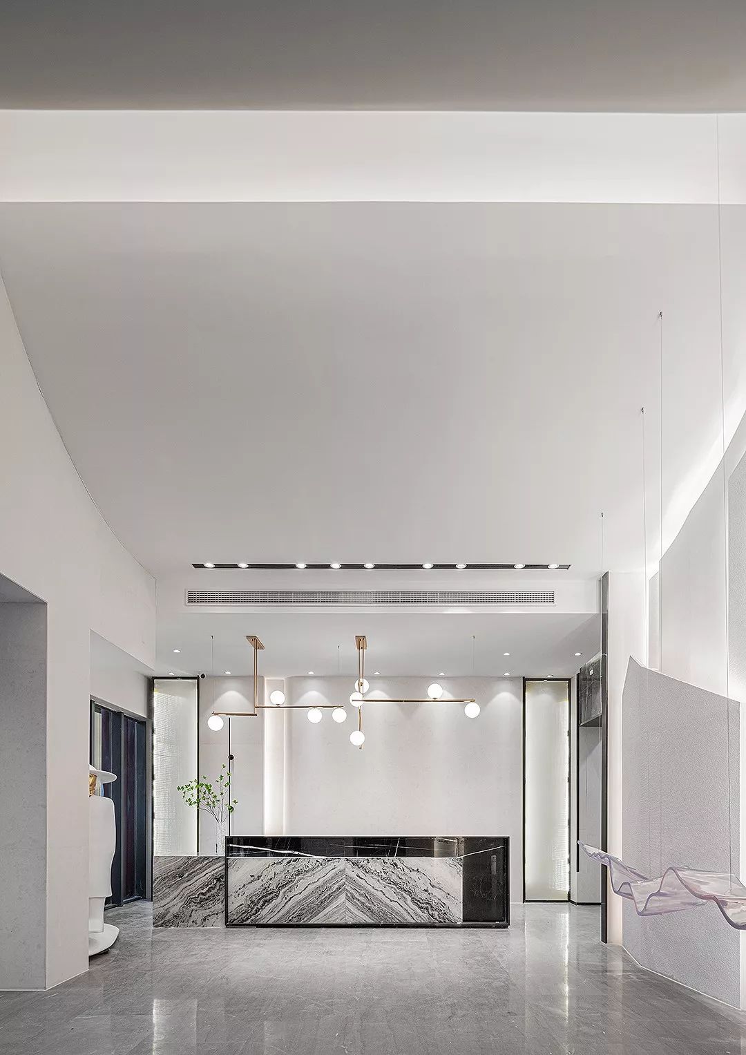 水乡儒雅 | 荣盛甪直甫上花园售楼处与样板间设计-6