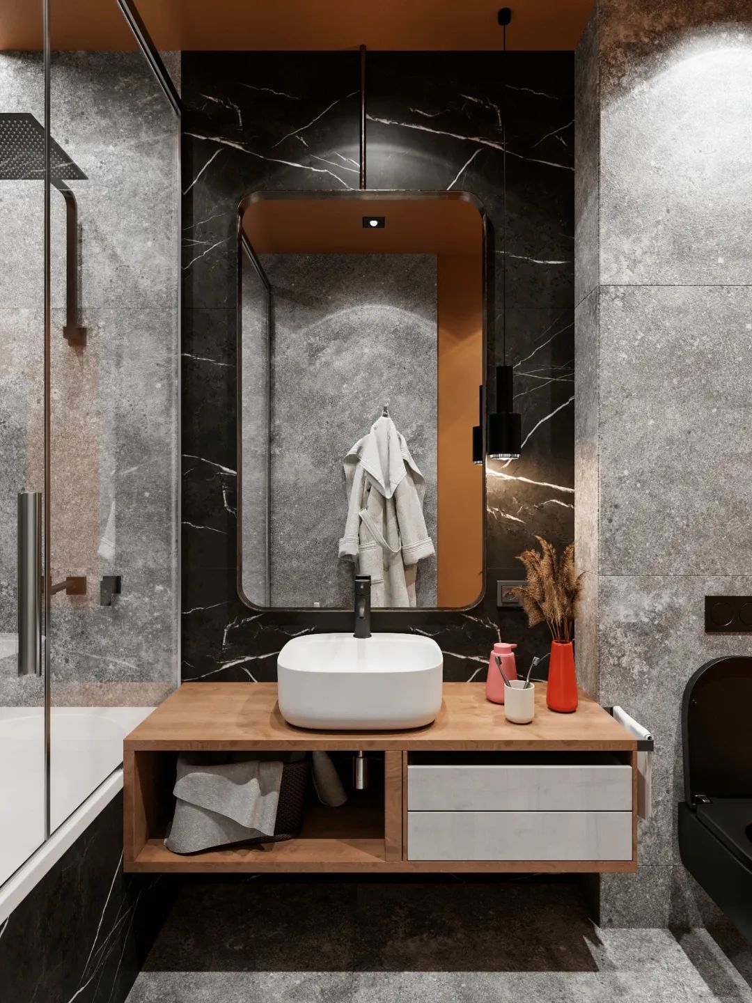 深色家居设计，低调奢华的美感-51