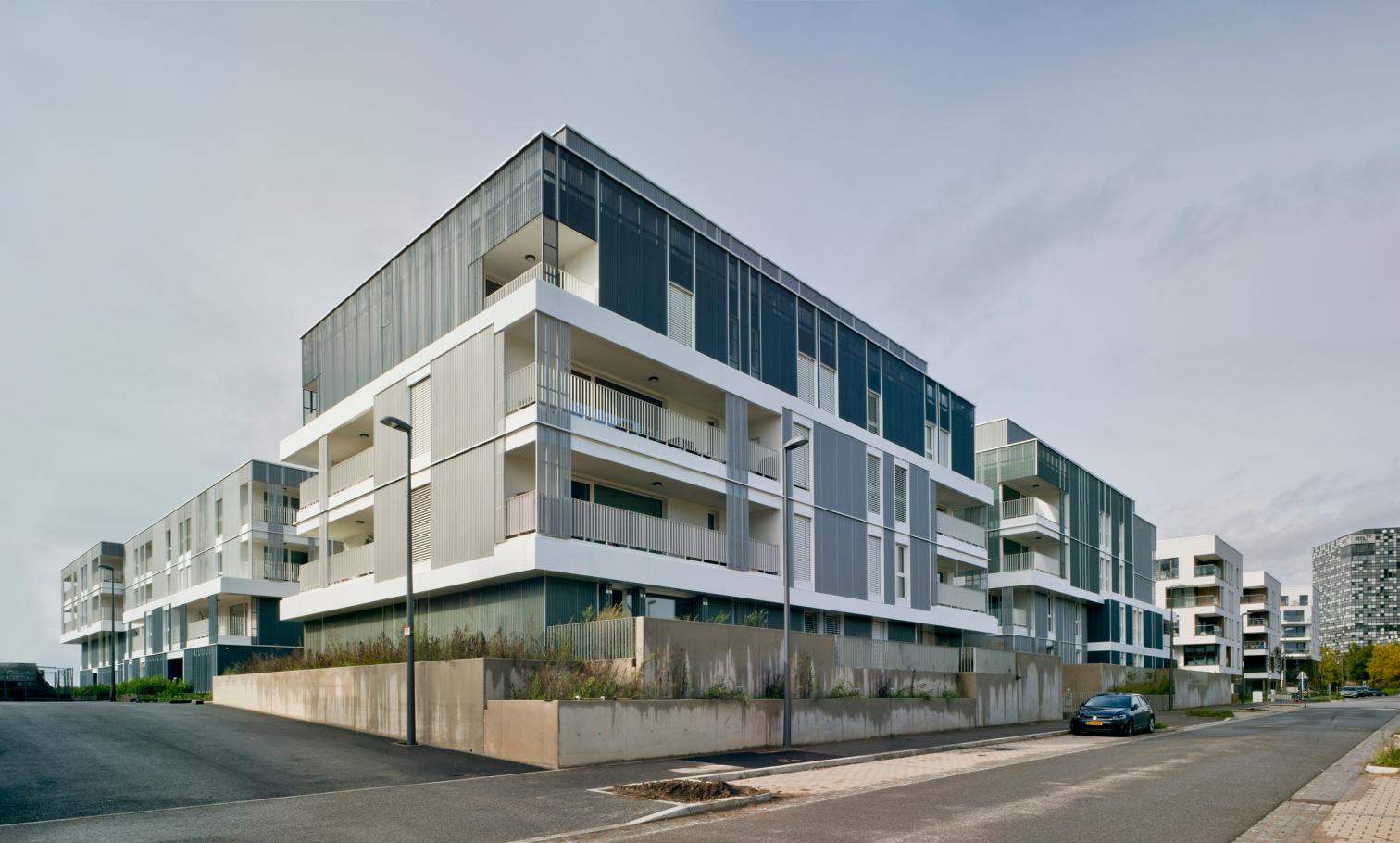 Luxembourg 住宅大楼，融入城市的多彩建筑-7