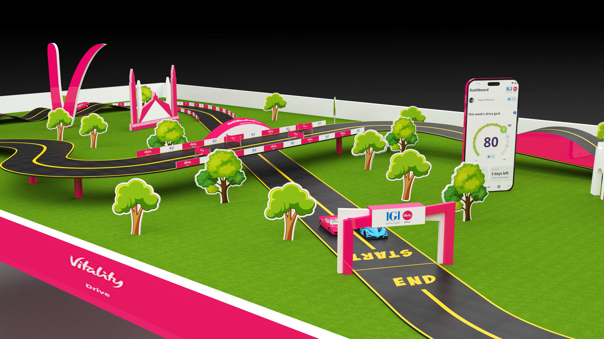 Vitality Race Track 3d-3