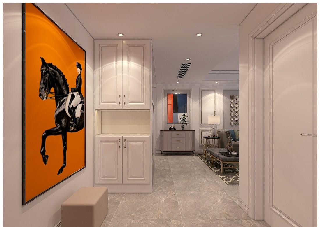 天津绿道丹庭美式轻奢复式设计-20