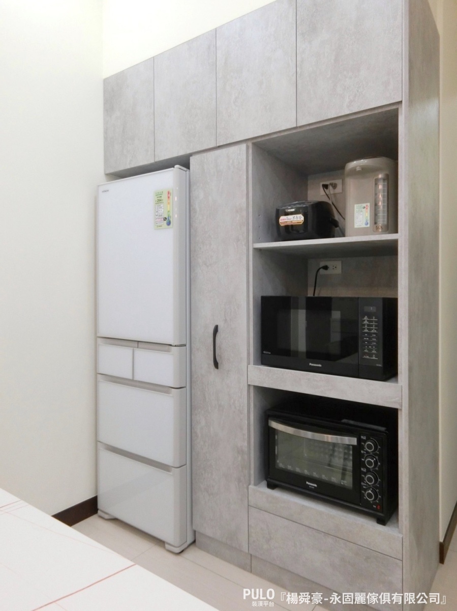 新北20坪新成屋开放式收纳柜装潢案例丨永固丽家具有限公司（设计师:杨舜豪）-17