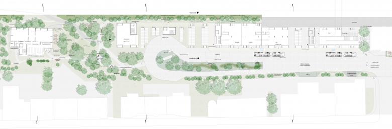 gus wüstemann architects AG丨Invited Competiton, New Train Station and Housing Wollishofen丨瑞士-4