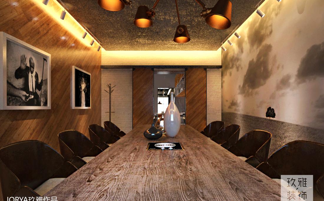 
昌平冒冒火锅店—工业风格 -7