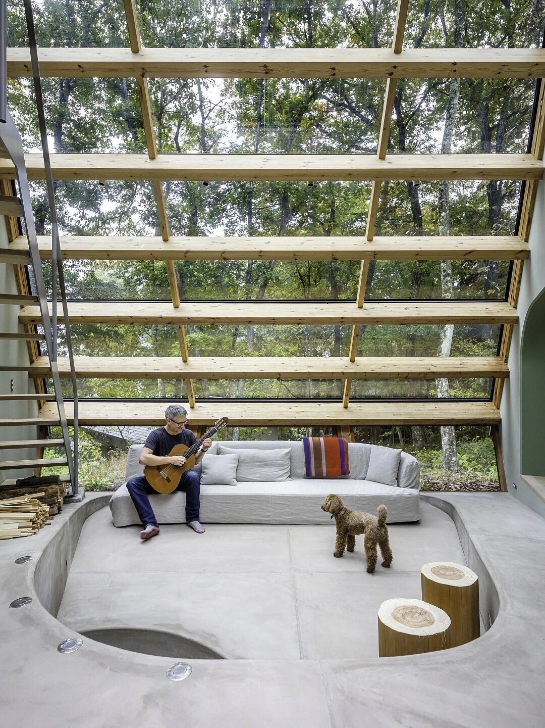 轻井泽周末家庭度假别墅丨日本丨三井岭-8