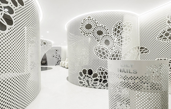 花纹空间 & Lily Nails美甲美睫北京蓝港店 / 建筑营设计工作室-10