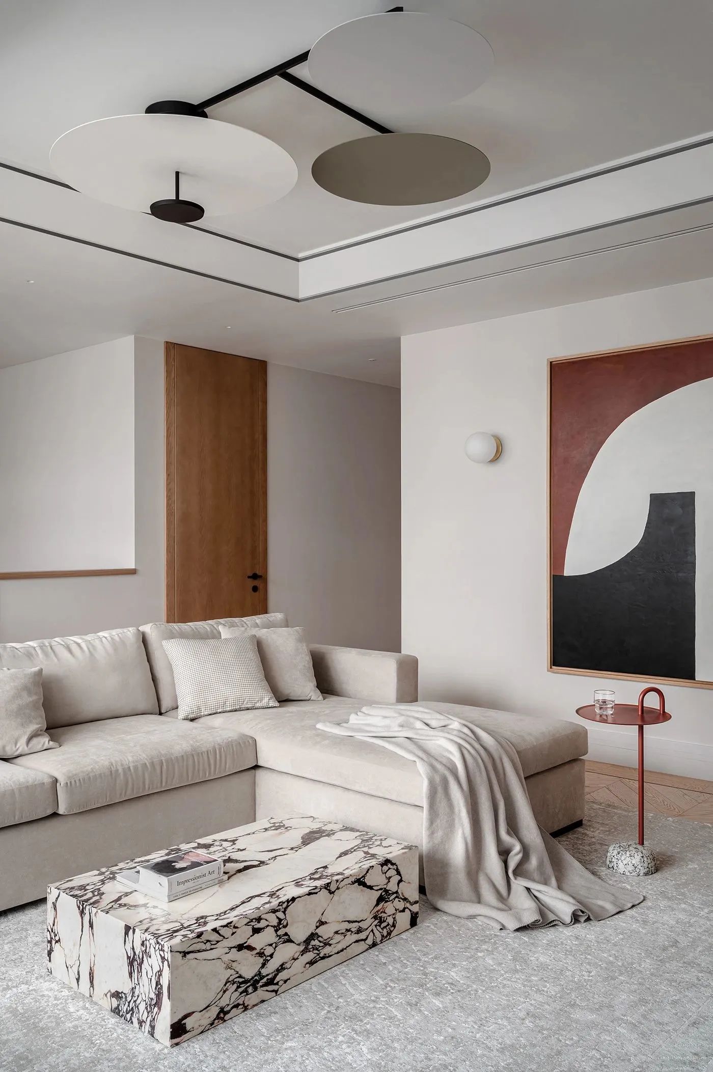 乌克兰基辅 200㎡复式住宅设计-12