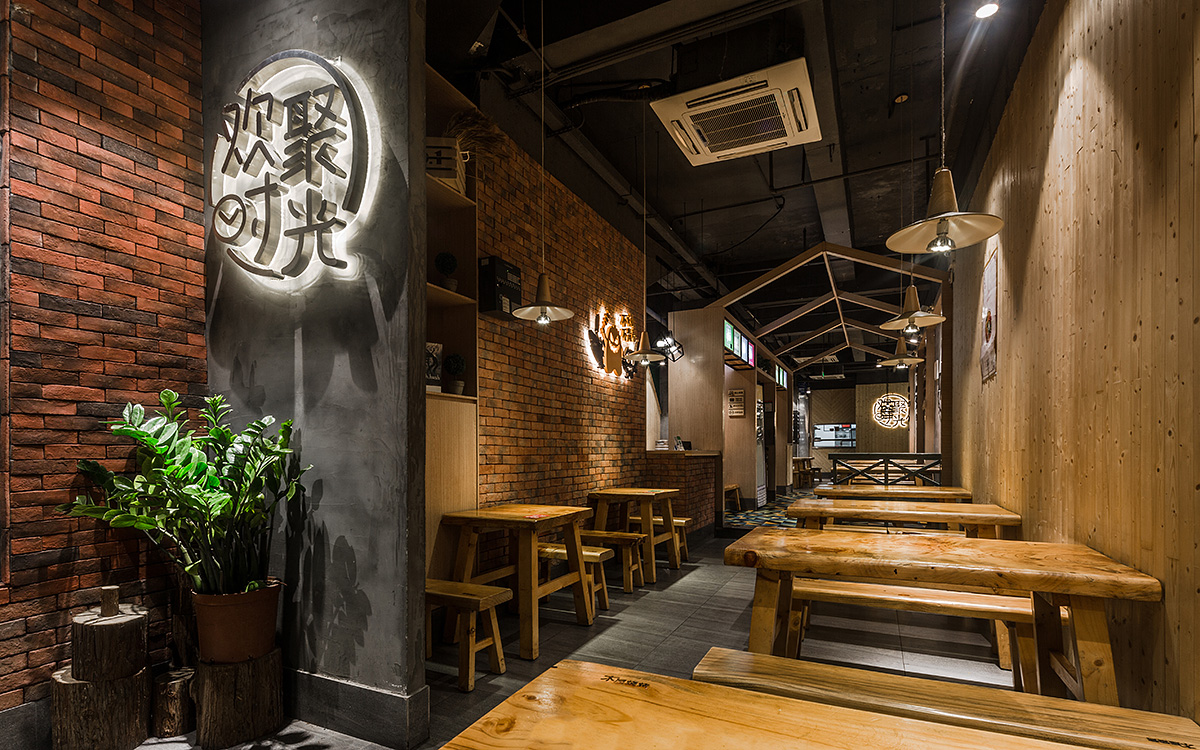 餐饮设计·木屋烧烤深圳泥岗店-10