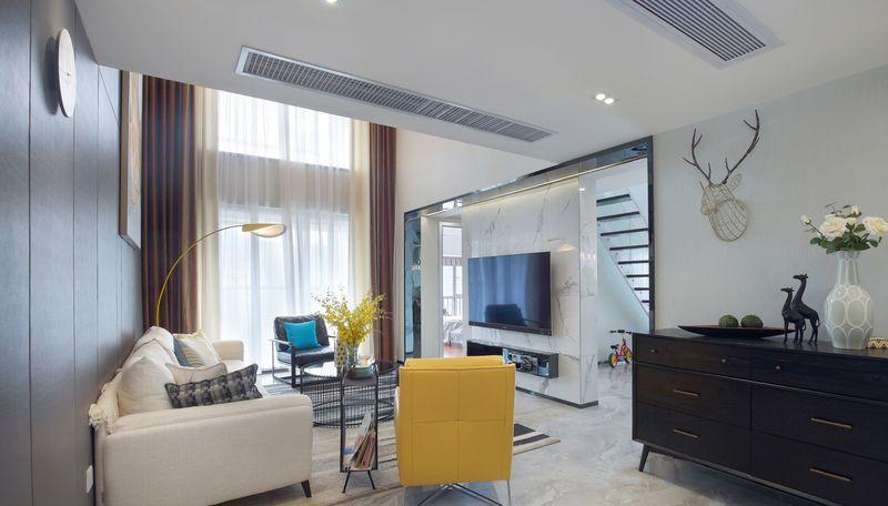 水木丹华现代风,温馨笑容点亮家的设计-5