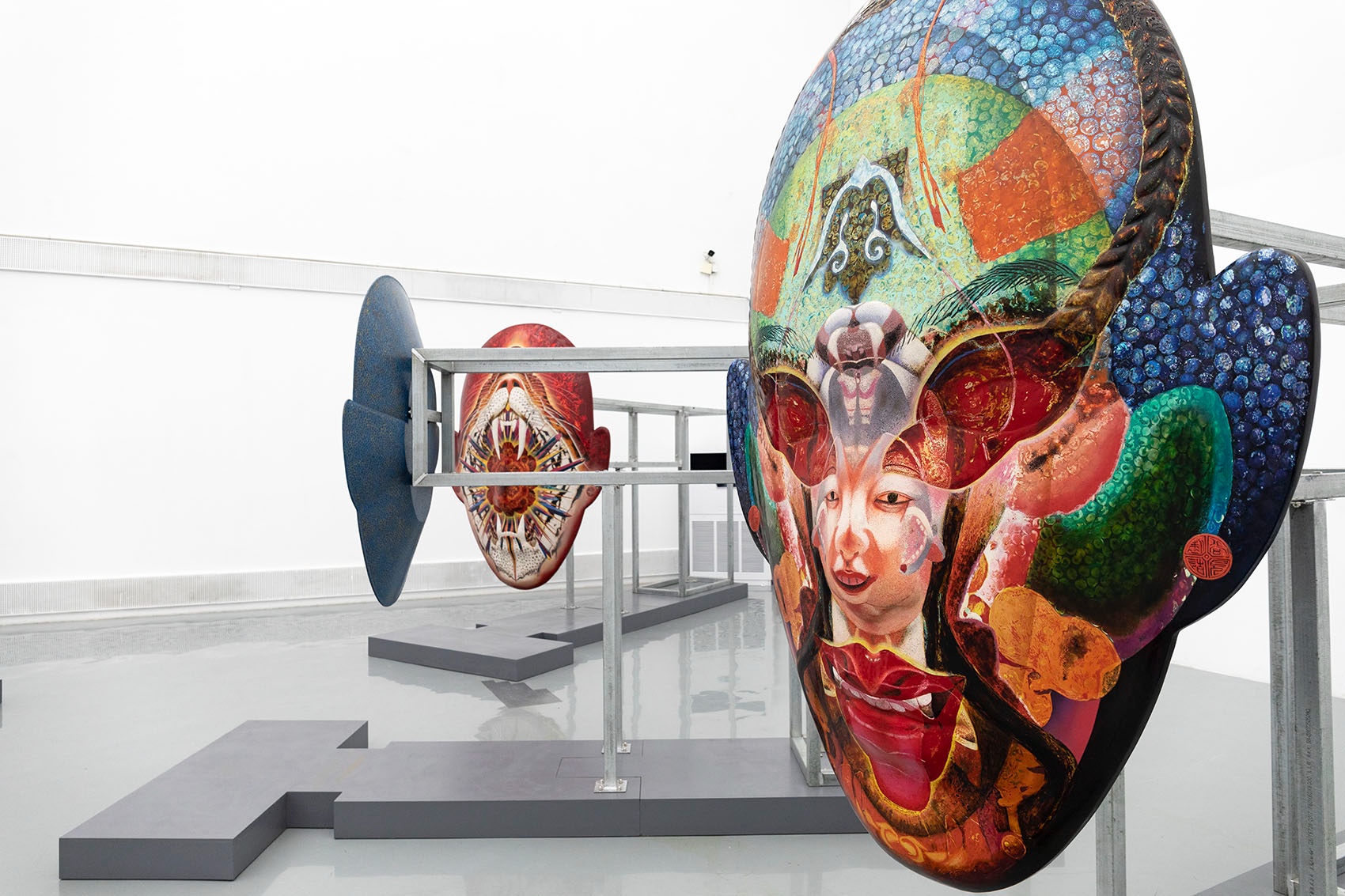 北京“变相—王国建艺术展”展览设计丨燕尾设计室-5