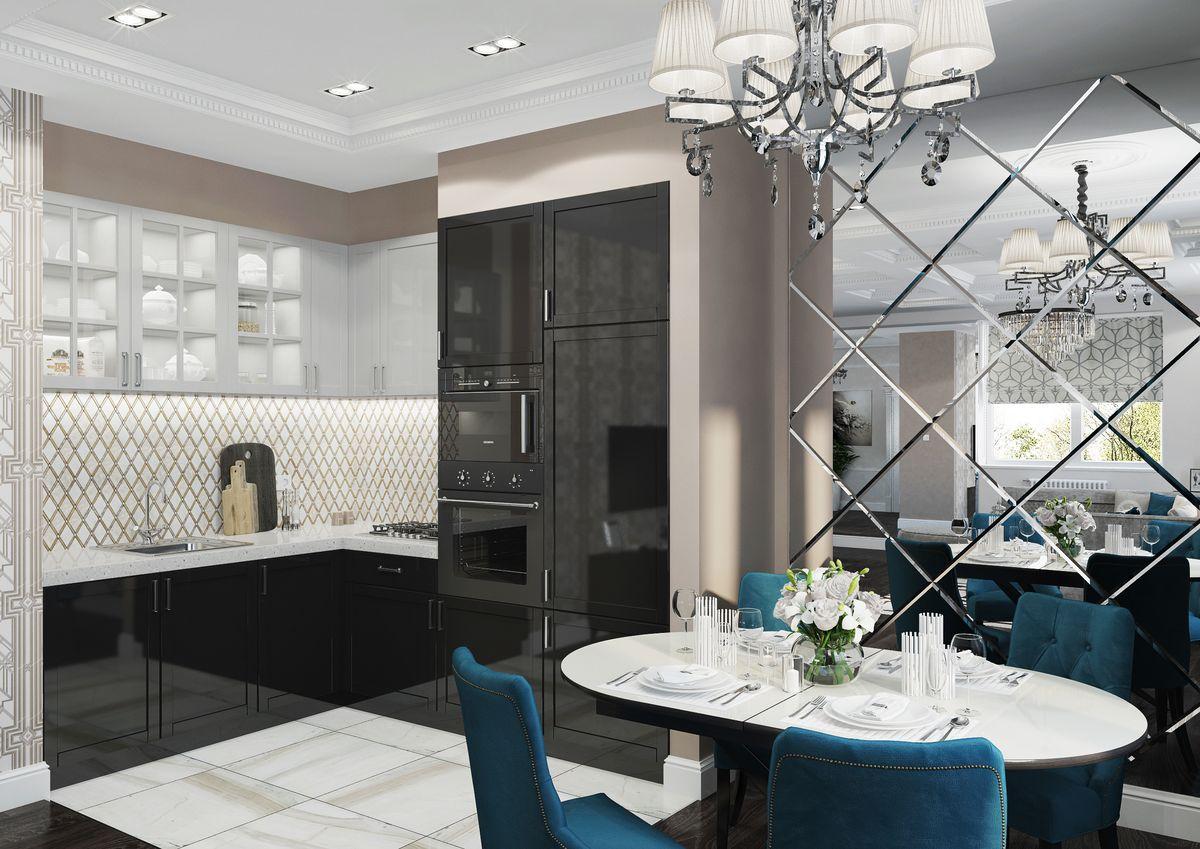 12平米厨房客厅一体化设计-114