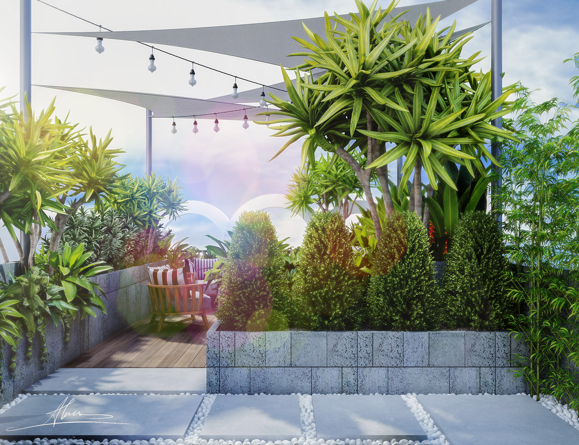 屋顶花园丨越南丨Hungnguyen-13