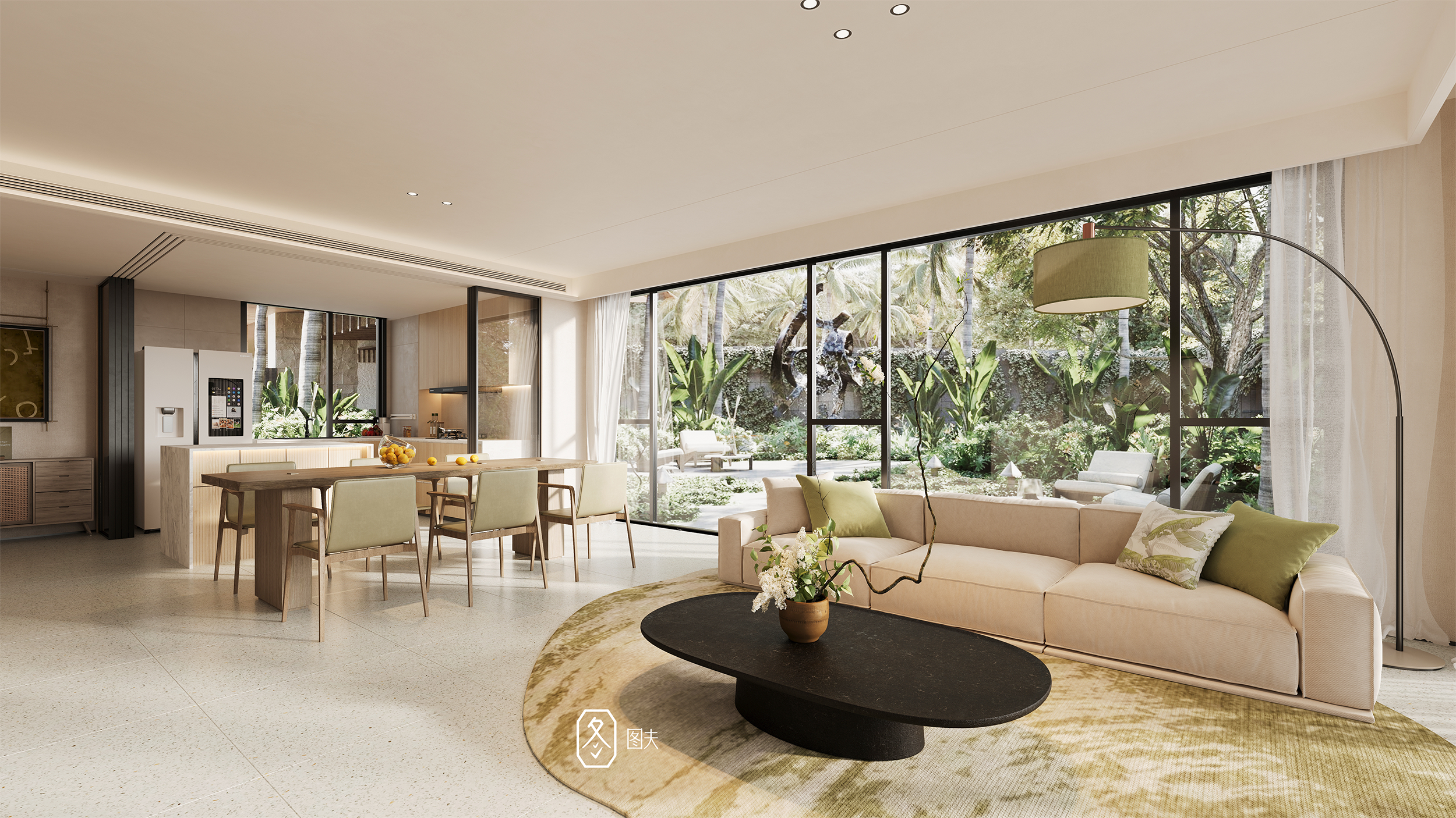 颜值实用兼具的理想现代简约家居丨图夫 x 金该-2