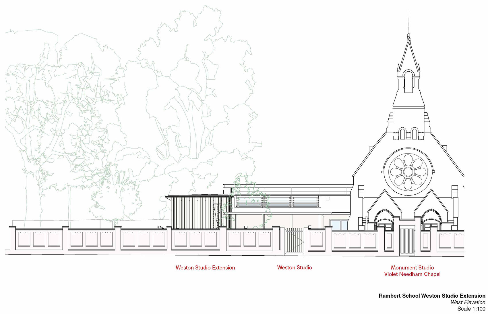 芭蕾和现代舞学校的Weston舞蹈工作室，伦敦 / MICA-35