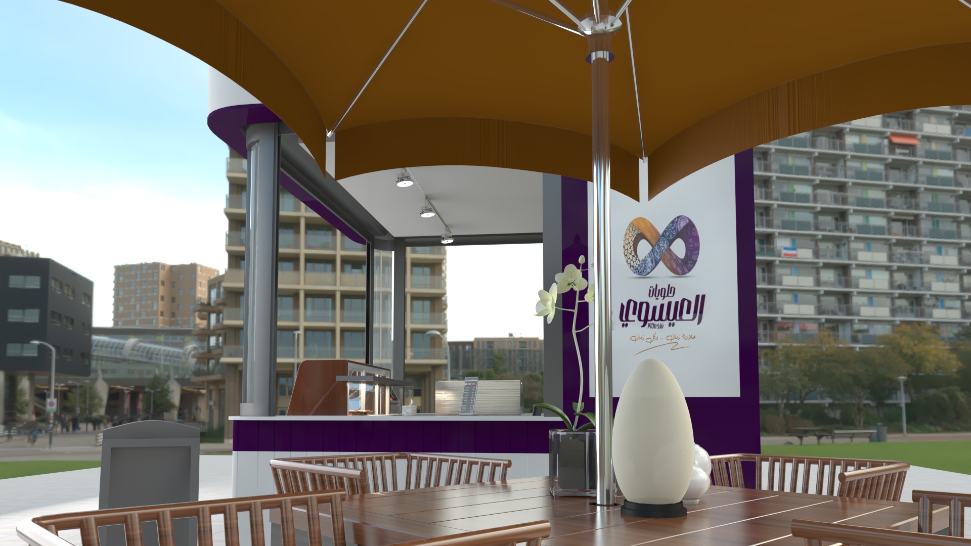 Modern Coffee Kiosk Design（现代咖啡亭设计）-7