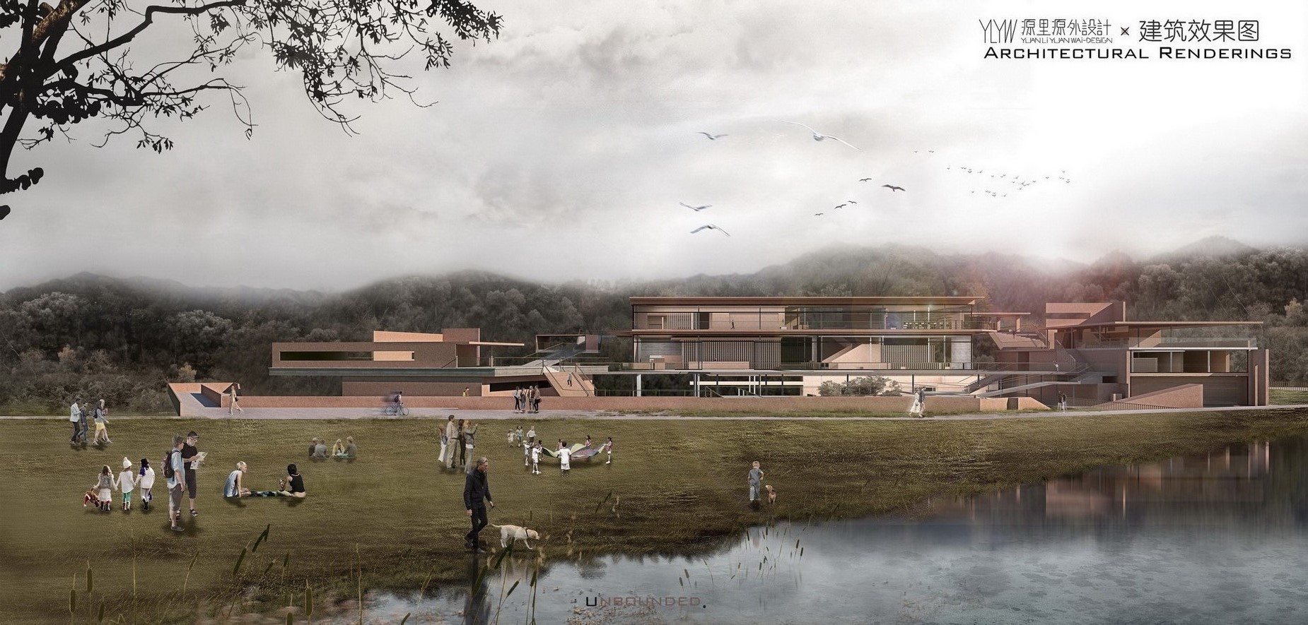 / YLYW | 无界-社区休闲空间设计-39